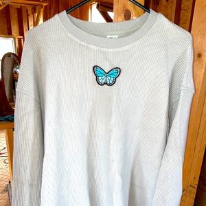 Aerie ribbed sweatshirt